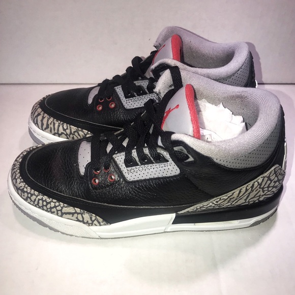 ❌Sold❌ Air Jordan Retro Black Cement 3 Size 6.5 - Picture 8 of 8